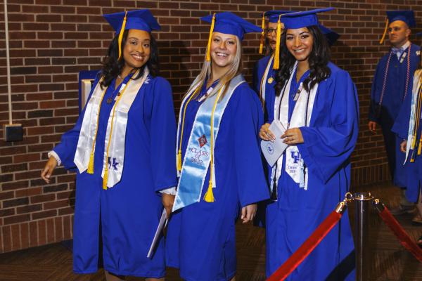 College of Nursing graduates at the 2022 pinning ceremony. 