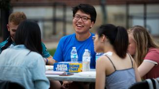 International students at UKIC picnic.. 