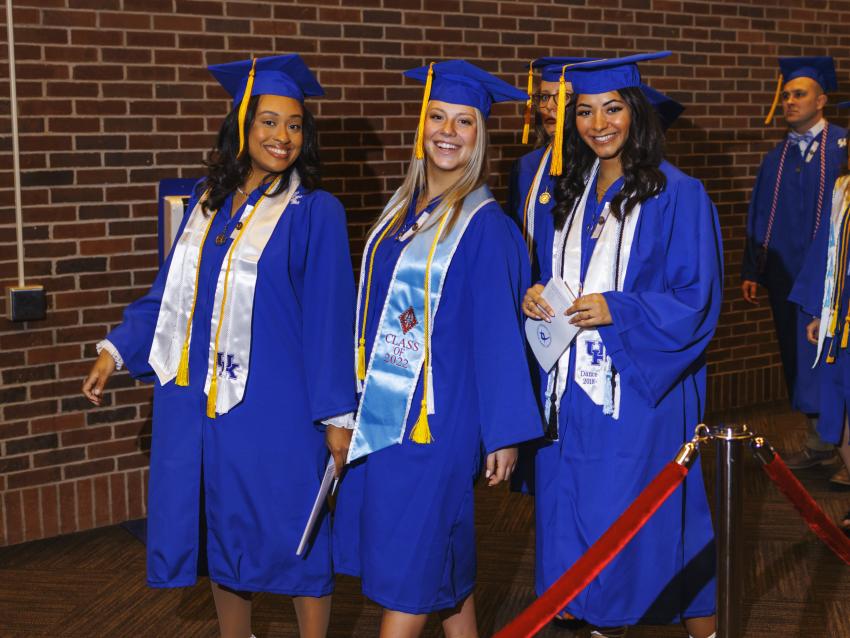 College of Nursing graduates at the 2022 pinning ceremony.